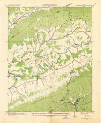 1934 Map of Chatham Hill, Smyth County, VA — High-Res | Pastmaps